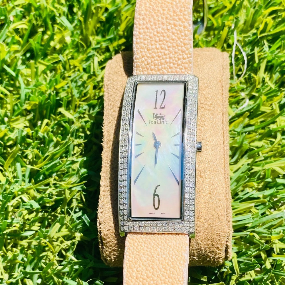 Icelink diamond watch